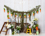 Hippity Hop by Anything Goes Photography sold by Lilly Bear Studio Props, boy - bunny - carrot - easter - FABRICS - gir