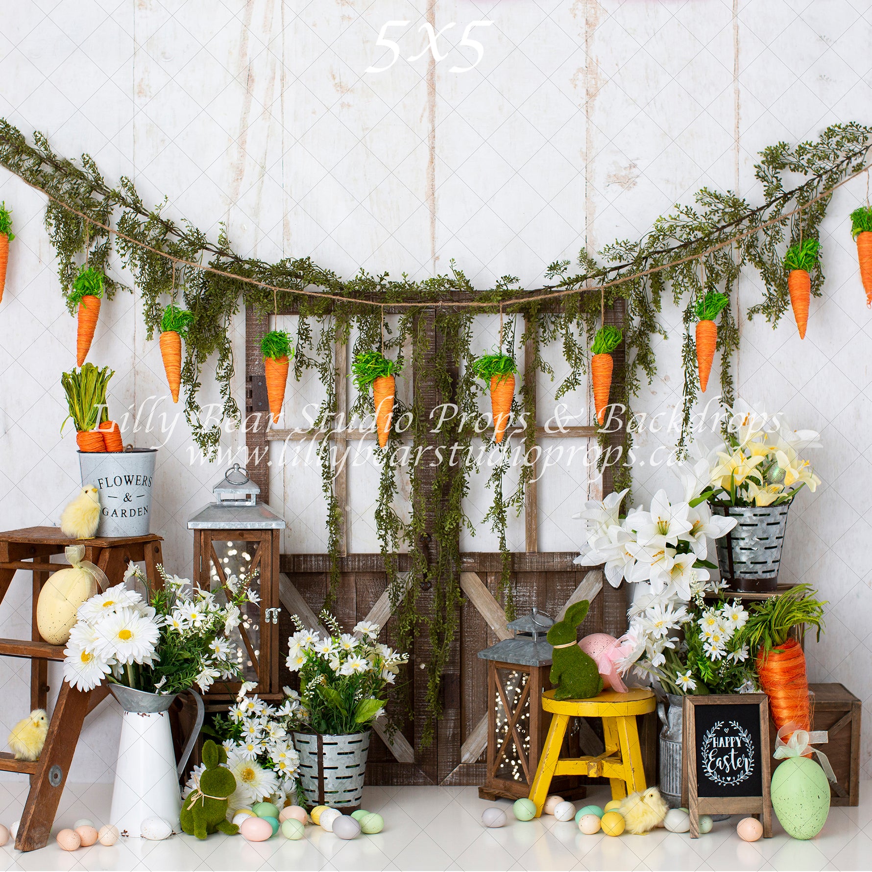 Hippity Hop by Anything Goes Photography sold by Lilly Bear Studio Props, boy - bunny - carrot - easter - FABRICS - gir