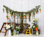 Hippity Hop by Anything Goes Photography sold by Lilly Bear Studio Props, boy - bunny - carrot - easter - FABRICS - gir