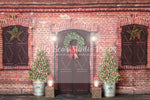 Holiday Alley Entry - Lilly Bear Studio Props, christmas, Cozy, Decorated, Festive, Giving, Holiday, Holy, Hopeful, Joyful, Merry, Peaceful, Peacful, Red & Green, Seasonal, Winter, Xmas, Yuletide