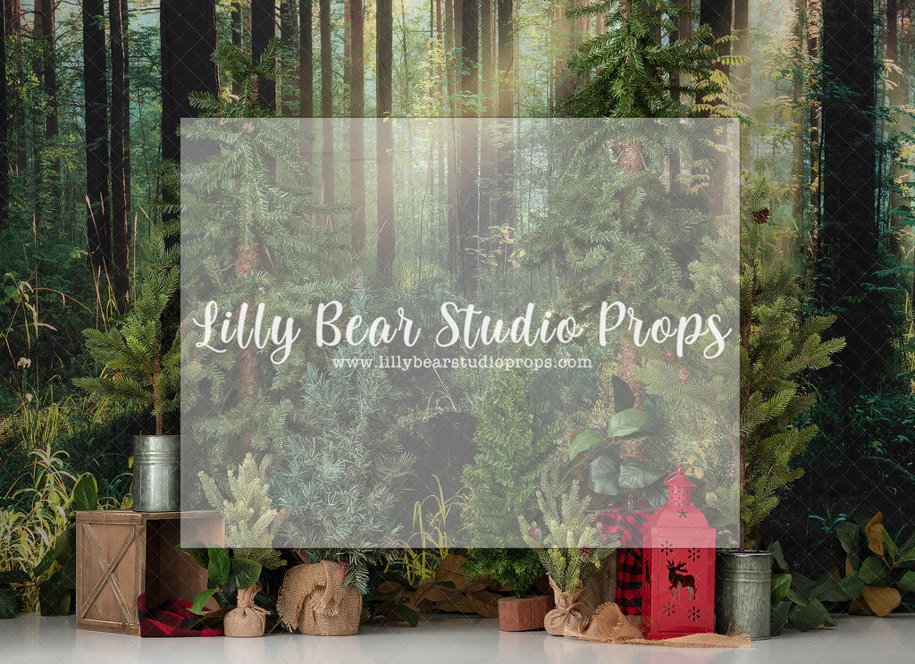Holiday Camp Grounds - Lilly Bear Studio Props, christmas, Cozy, Decorated, Festive, Giving, Holiday, Holy, Hopeful, Joyful, Merry, Peaceful, Peacful, Red & Green, Seasonal, Winter, Xmas, Yuletide