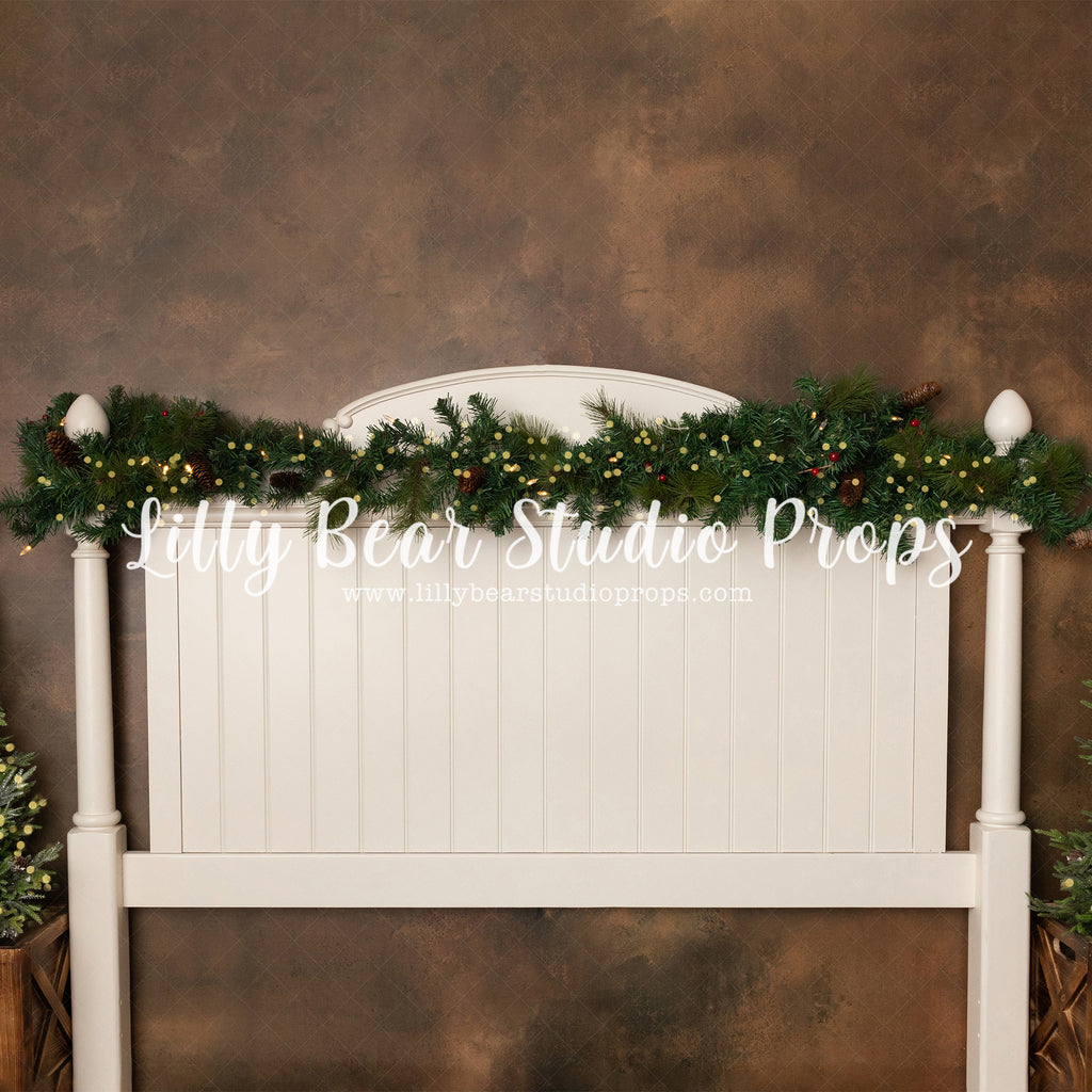 Holiday Comfort Headboard by Meagan Paige Photography sold by Lilly Bear Studio Props, christmas - christmas headboard