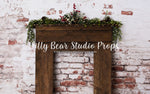 Holiday Headboard by Amber Costa Photography sold by Lilly Bear Studio Props, christmas - christmas headboard - fancy h