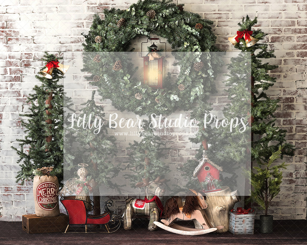 Holiday Hoopla - Lilly Bear Studio Props, christmas, Cozy, Decorated, Festive, Giving, Holiday, Holy, Hopeful, Joyful, Merry, Peaceful, Peacful, Red & Green, Seasonal, Winter, Xmas, Yuletide