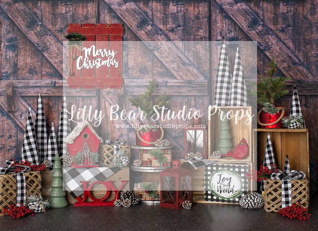 Holiday Joy - Lilly Bear Studio Props, christmas, Cozy, Decorated, Festive, Giving, Holiday, Holy, Hopeful, Joyful, Merry, Peaceful, Peacful, Red & Green, Seasonal, Winter, Xmas, Yuletide