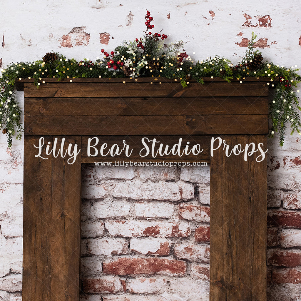 Holiday Headboard by Amber Costa Photography sold by Lilly Bear Studio Props, christmas - christmas headboard - fancy h