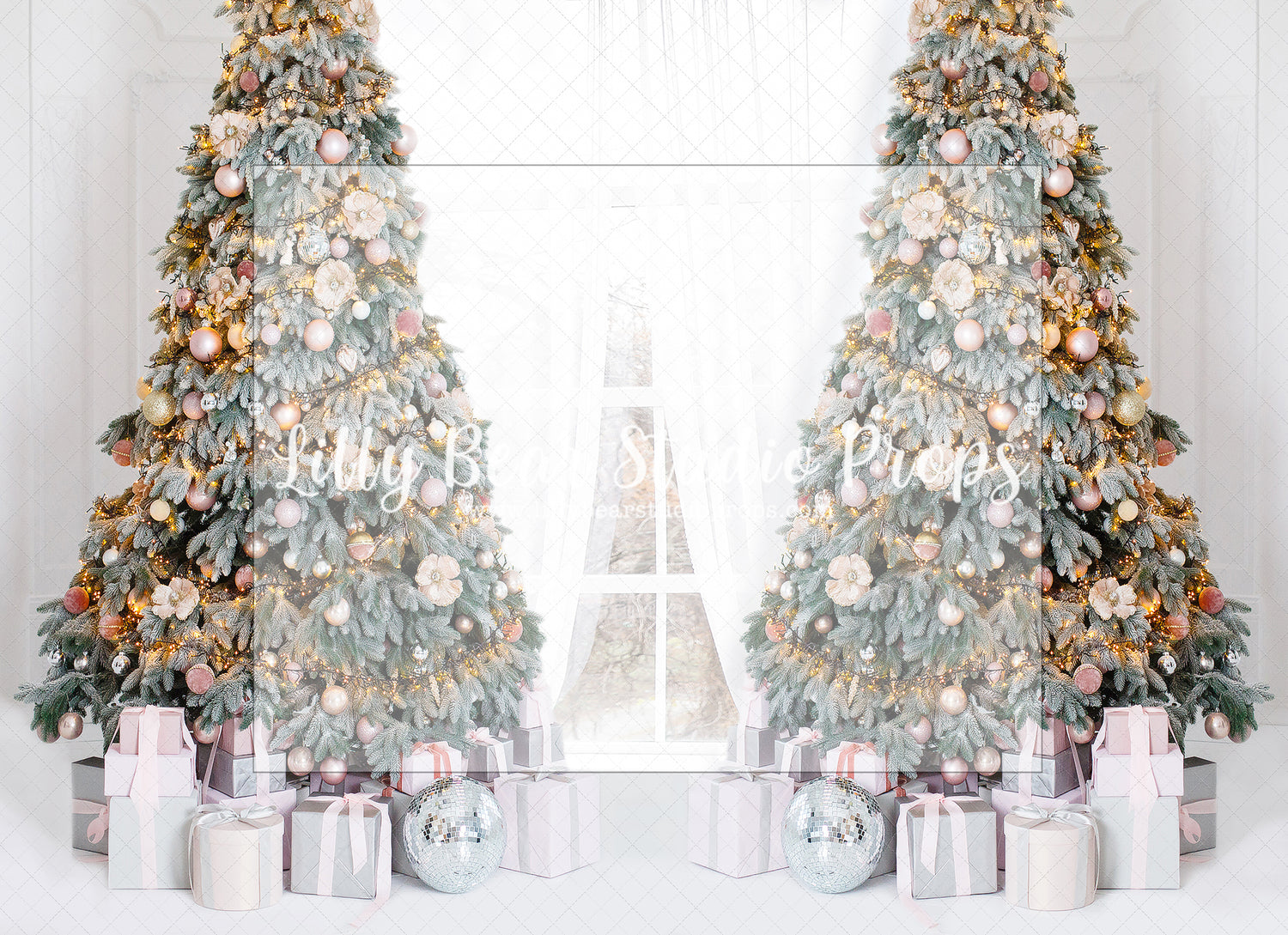 Holiday Mirror Ball - Lilly Bear Studio Props, christmas, Cozy, Decorated, Festive, Giving, Holiday, Holy, Hopeful, Joyful, Merry, Peaceful, Peacful, Red & Green, Seasonal, Winter, Xmas, Yuletide