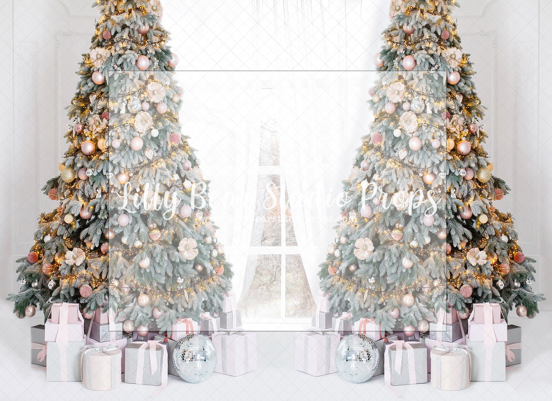 Holiday Mirror Ball - Lilly Bear Studio Props, christmas, Cozy, Decorated, Festive, Giving, Holiday, Holy, Hopeful, Joyful, Merry, Peaceful, Peacful, Red & Green, Seasonal, Winter, Xmas, Yuletide