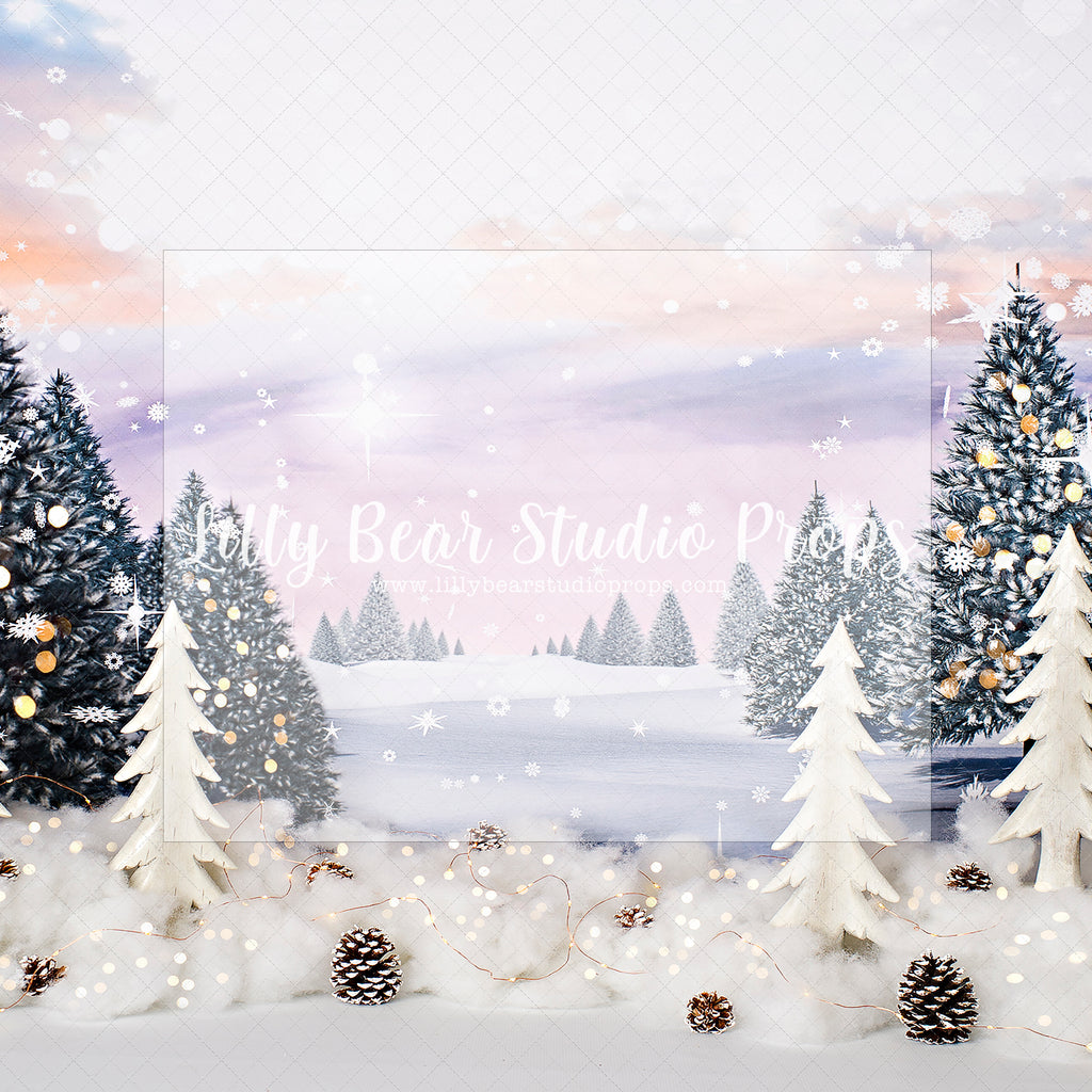 Holiday Northern Lights - Lilly Bear Studio Props, christmas, Cozy, Decorated, Festive, Giving, Holiday, Holy, Hopeful, Joyful, Merry, Peaceful, Peacful, Red & Green, Seasonal, Winter, Xmas, Yuletide