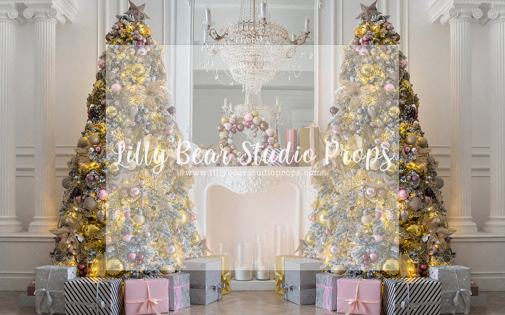 Holiday Parlour - Lilly Bear Studio Props, christmas, Cozy, Decorated, Festive, Giving, Holiday, Holy, Hopeful, Joyful, Merry, Peaceful, Peacful, Red & Green, Seasonal, Winter, Xmas, Yuletide