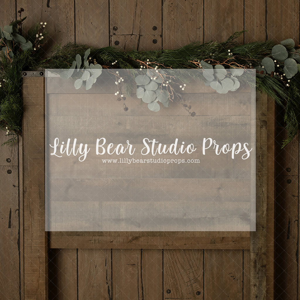 Holiday Wreath Headboard - Lilly Bear Studio Props, christmas, Cozy, Decorated, Festive, Giving, Holiday, Holy, Hopeful, Joyful, Merry, Peaceful, Peacful, Red & Green, Seasonal, Winter, Xmas, Yuletide