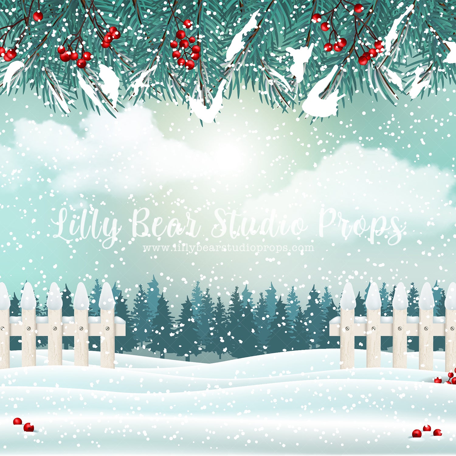 Holly Berries by Lilly Bear Studio Props sold by Lilly Bear Studio Props, christmas - holiday