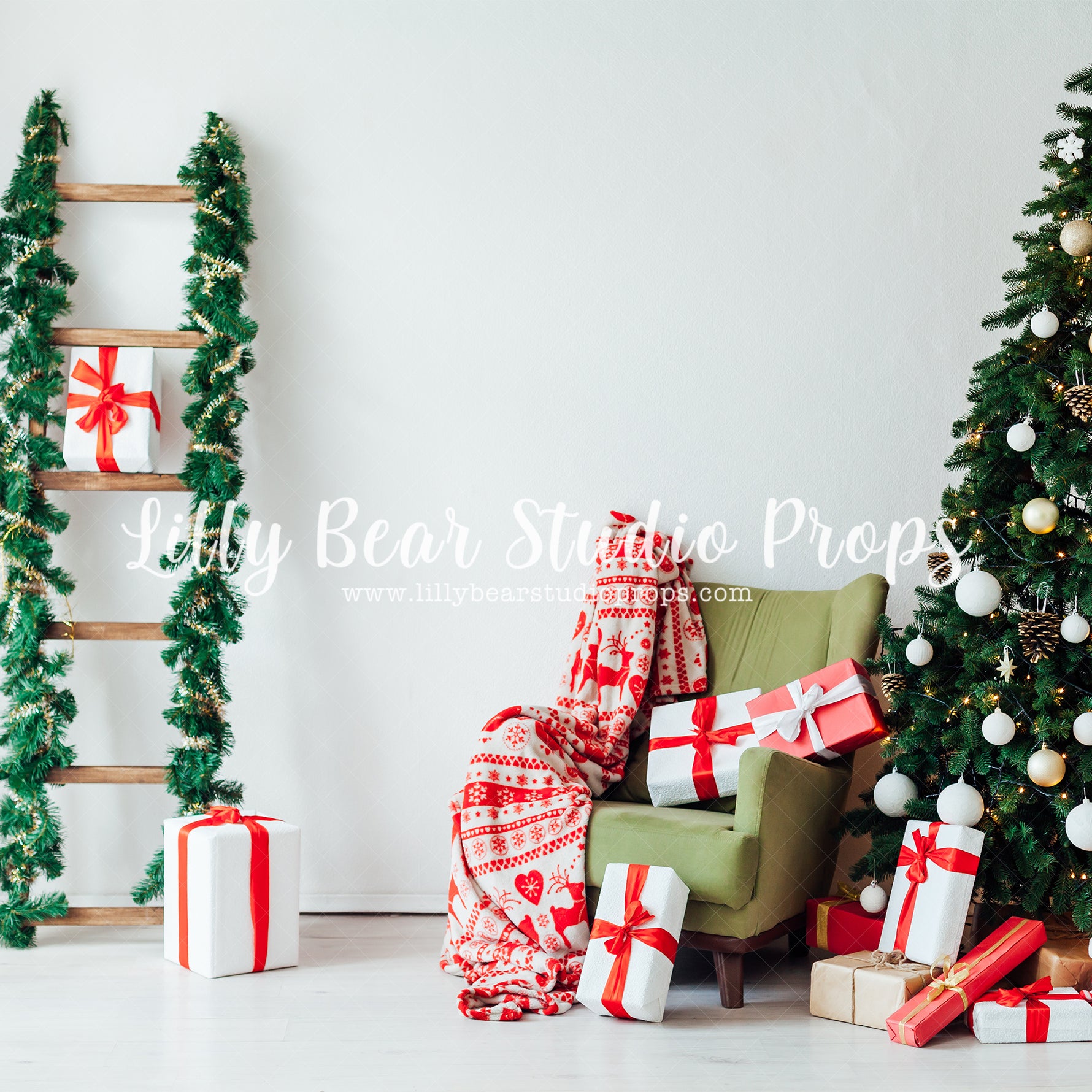 Holly Christmas Morning by Lilly Bear Studio Props sold by Lilly Bear Studio Props, christmas - holiday - winter