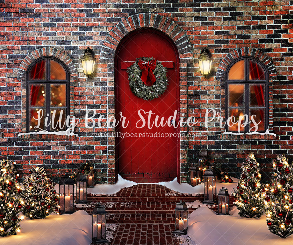 Home For The Holidays by Zazz Photography sold by Lilly Bear Studio Props, candles - christmas - christmas fireplace
