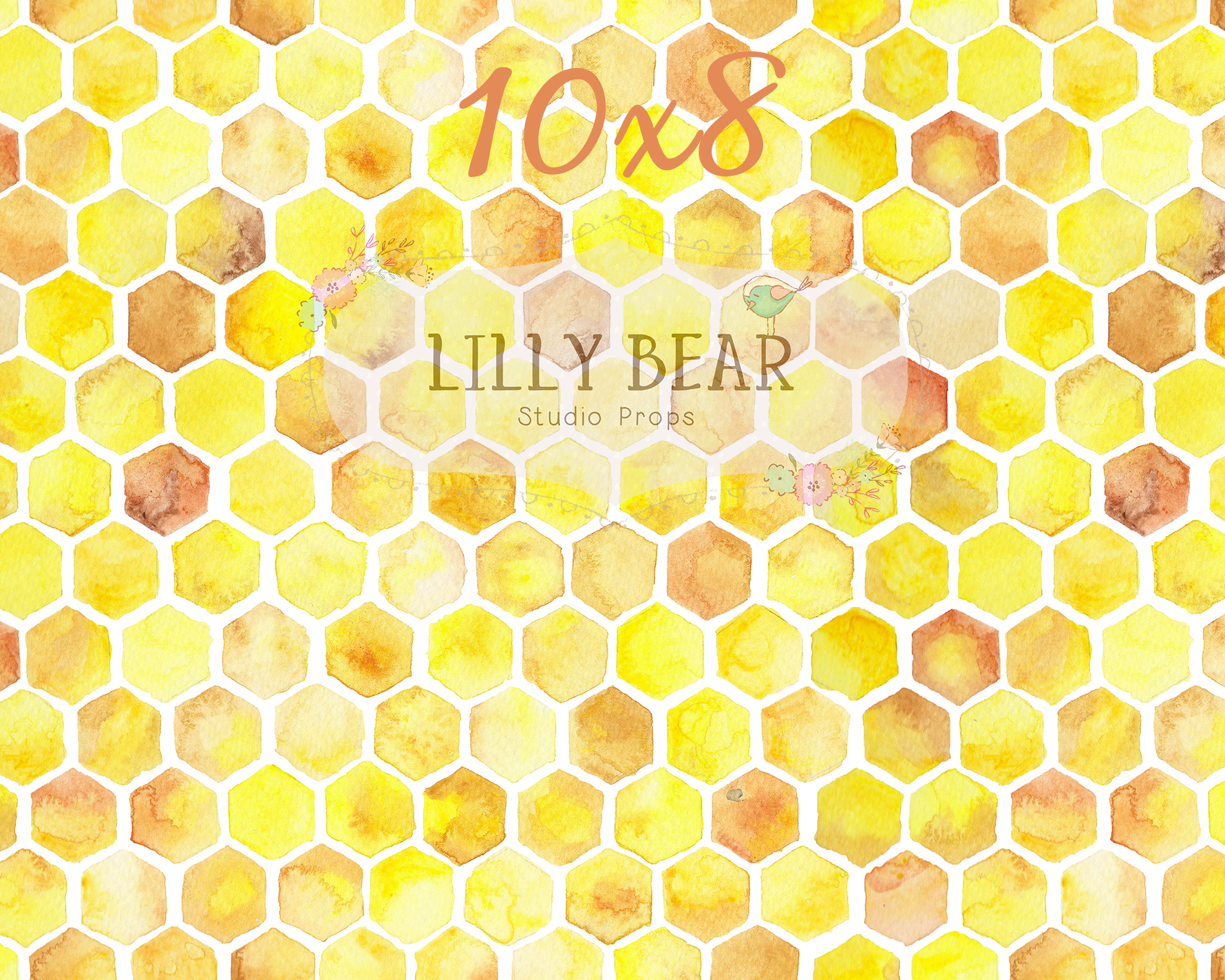 Honey Comb by Lilly Bear Studio Props sold by Lilly Bear Studio Props, bee hive - bees - FABRICS - honey - honey bees