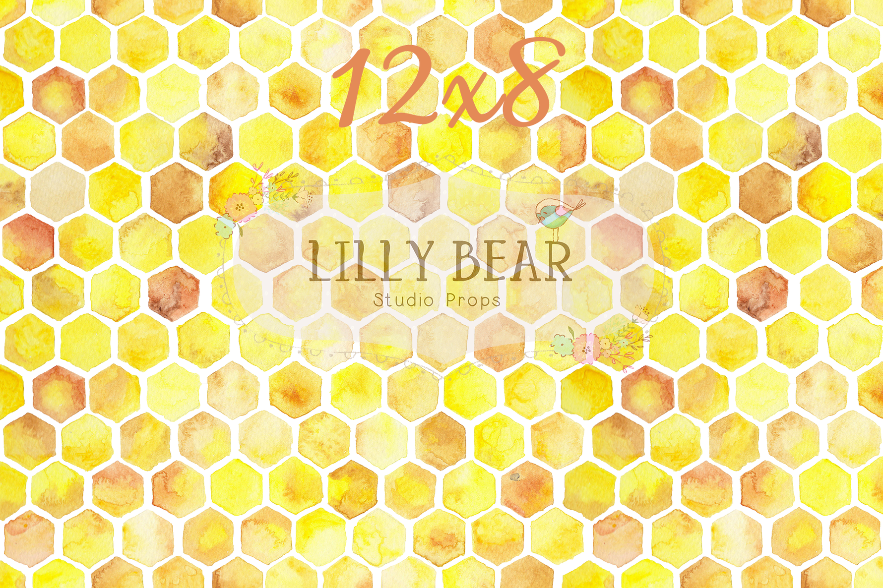 Honey Comb by Lilly Bear Studio Props sold by Lilly Bear Studio Props, bee hive - bees - FABRICS - honey - honey bees