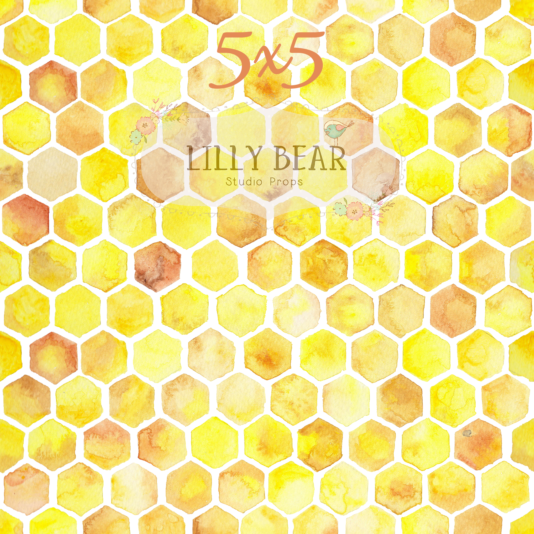Honey Comb by Lilly Bear Studio Props sold by Lilly Bear Studio Props, bee hive - bees - FABRICS - honey - honey bees