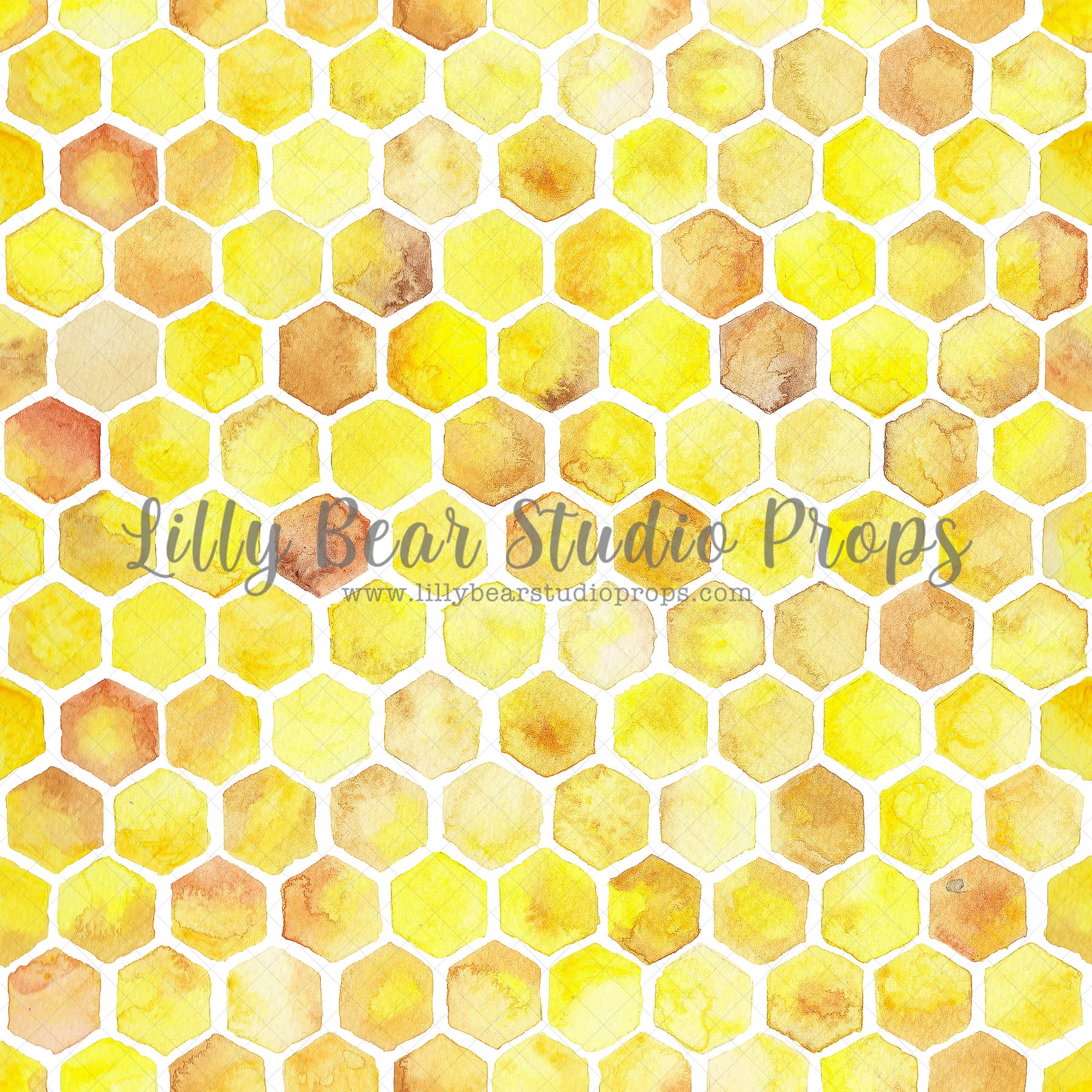 Honey Comb by Lilly Bear Studio Props sold by Lilly Bear Studio Props, bee hive - bees - FABRICS - honey - honey bees