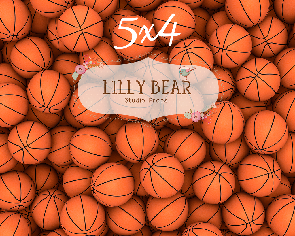 Hoops by Lilly Bear Studio Props sold by Lilly Bear Studio Props, balls - basketball - FABRICS - hoops