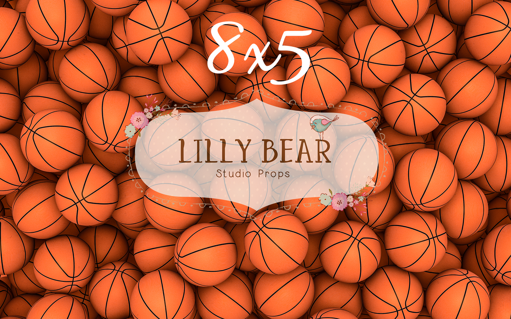 Hoops by Lilly Bear Studio Props sold by Lilly Bear Studio Props, balls - basketball - FABRICS - hoops
