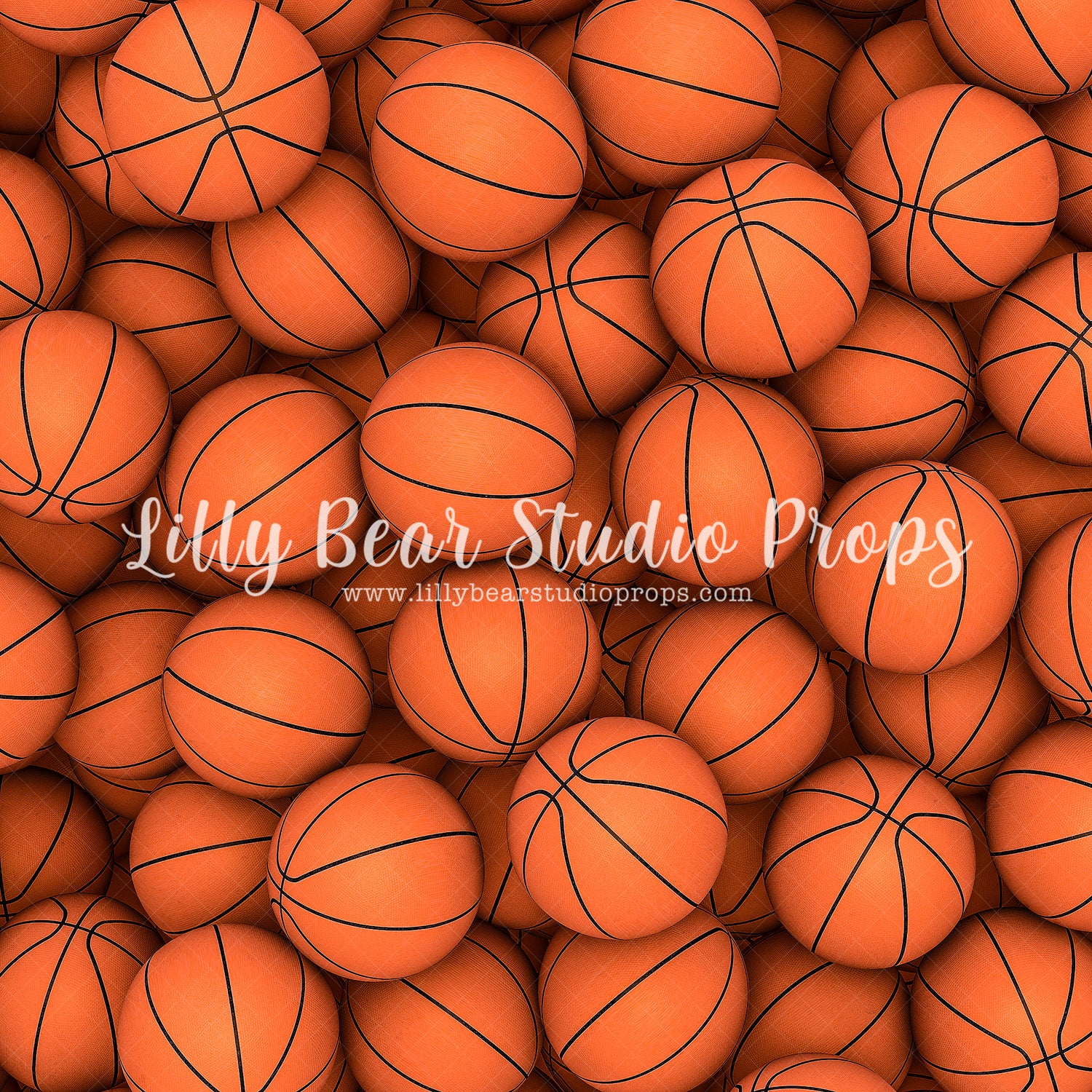 Hoops by Lilly Bear Studio Props sold by Lilly Bear Studio Props, balls - basketball - FABRICS - hoops