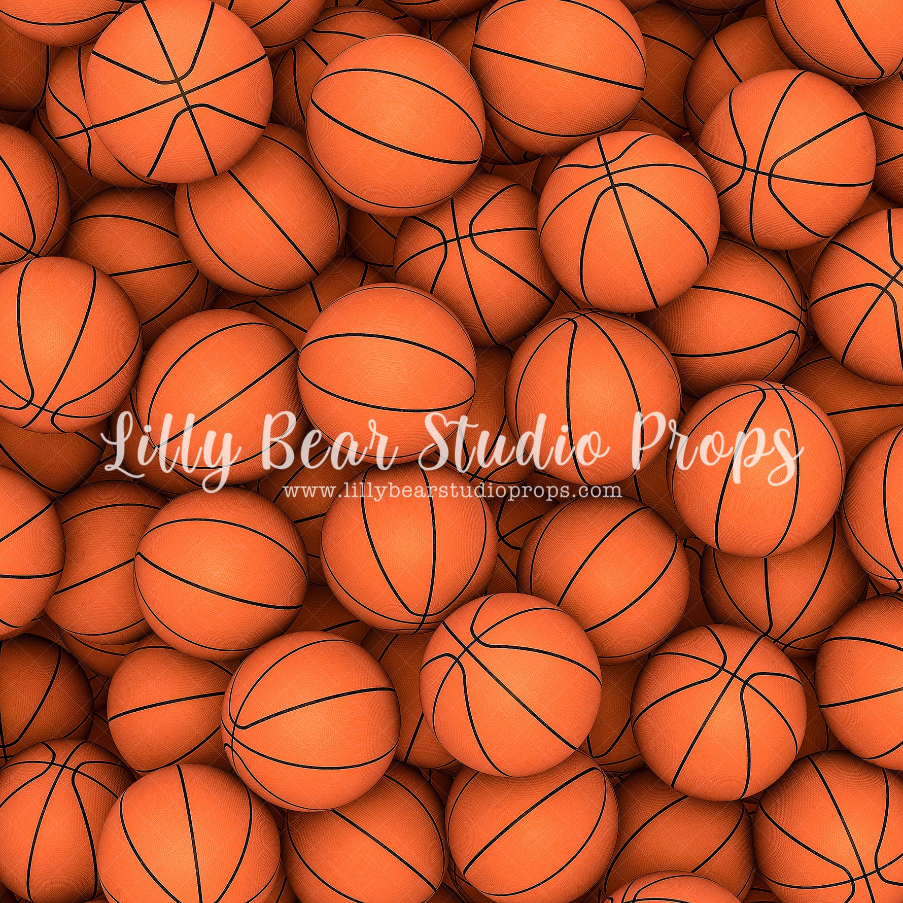 Hoops by Lilly Bear Studio Props sold by Lilly Bear Studio Props, balls - basketball - FABRICS - hoops
