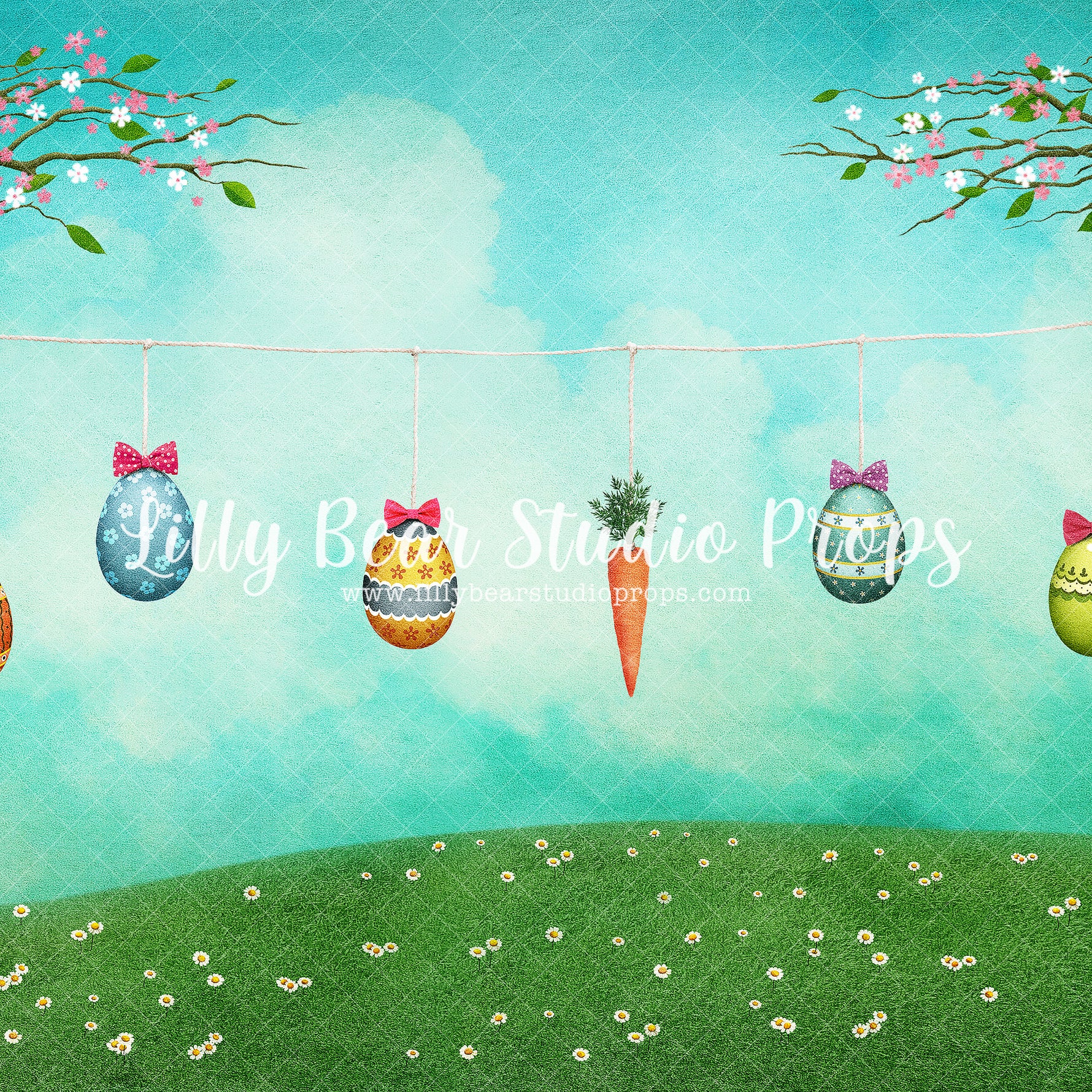 Hoppy Planes by Lilly Bear Studio Props sold by Lilly Bear Studio Props, blue floral - blue flower - blue flowers - bri