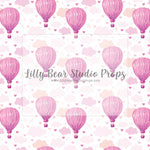 Hot Air Balloon Love - Lilly Bear Studio Props, all my heart, balloon hearts, be still my heart, candy hearts, cupid, FABRICS, girl, girls, heart, heart flowers, heart love, heart of gold, hearts, hearts and arrows, hearts bokeh, i love you, love, love is in the air, love shop, love wall, pastel hearts, pattern hearts, pink, pink balloon heart, pink heart, pink heart wall, pink hearts, valentine, valentines, valentines balloons, valentines day