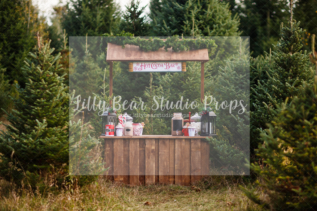 Hot Cocoa Bar - Lilly Bear Studio Props, christmas, Cozy, Decorated, Festive, Giving, Holiday, Holy, Hopeful, Joyful, Merry, Peaceful, Peacful, Red & Green, Seasonal, Winter, Xmas, Yuletide