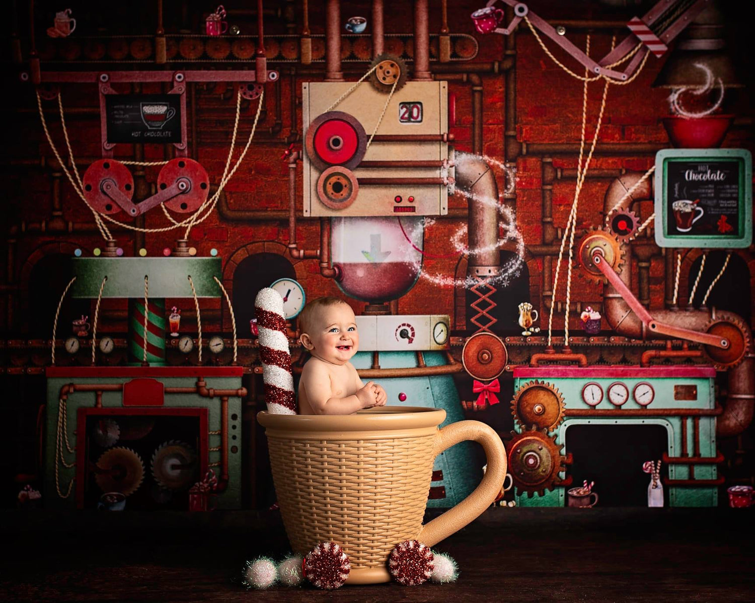 Hot Cocoa Factory by Brittany Ebany & Co. sold by Lilly Bear Studio Props, christmas - christmas carol - christmas cook