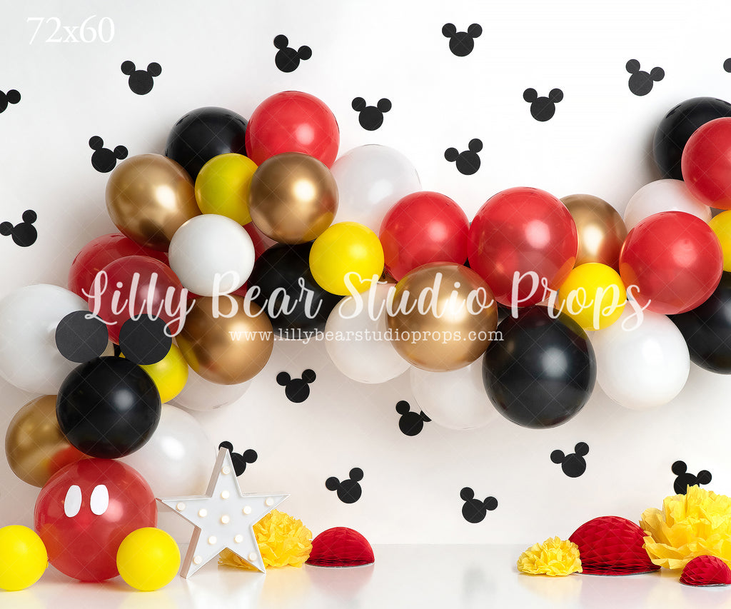 Hot Diggity Dog by Sweet Memories Photos By Carolyn sold by Lilly Bear Studio Props, balloon garland - balloons - cake