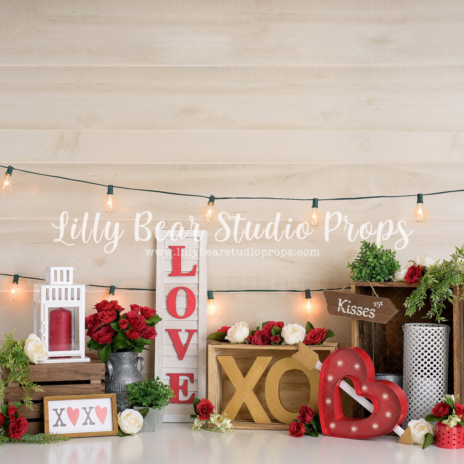 Hugs & Kisses by Sweet Memories Photos By Carolyn sold by Lilly Bear Studio Props, cake smash - FABRICS - girl - hearts