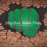 Hulk Smash by Lilly Bear Studio Props sold by Lilly Bear Studio Props, adventure - avengers - bat man - boy cake smash