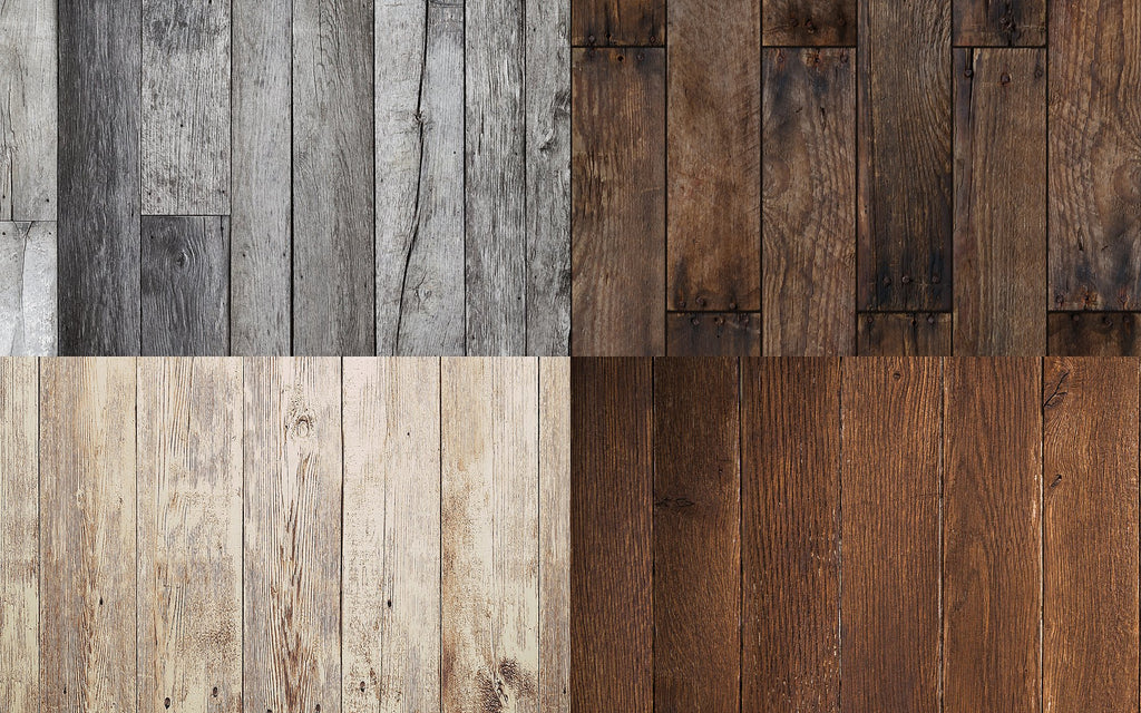 Quad Mat Floor - Lilly Bear Studio Props, barn wood, brown wood, brown wood planks, distressed, distressed floor, distressed wood planks, FLOORS, rustic, rustic wood, rustic wood planks, wood floor