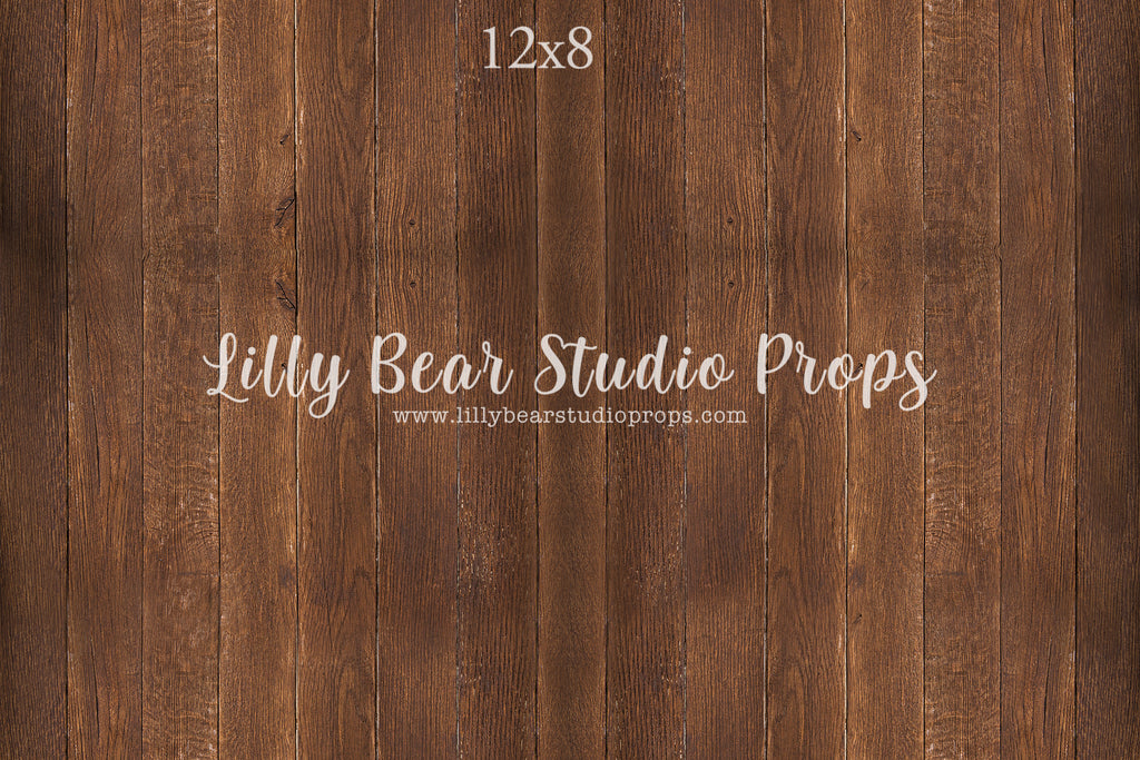 Hunter Vertical Wood Planks Floor by Lilly Bear Studio Props sold by Lilly Bear Studio Props, dark - dark wood - dark w
