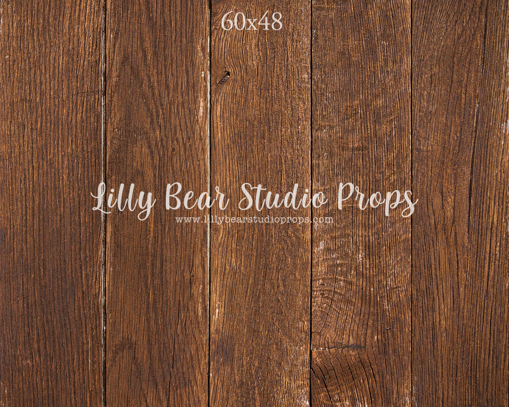 Hunter Vertical Wood Planks Floor by Lilly Bear Studio Props sold by Lilly Bear Studio Props, dark - dark wood - dark w