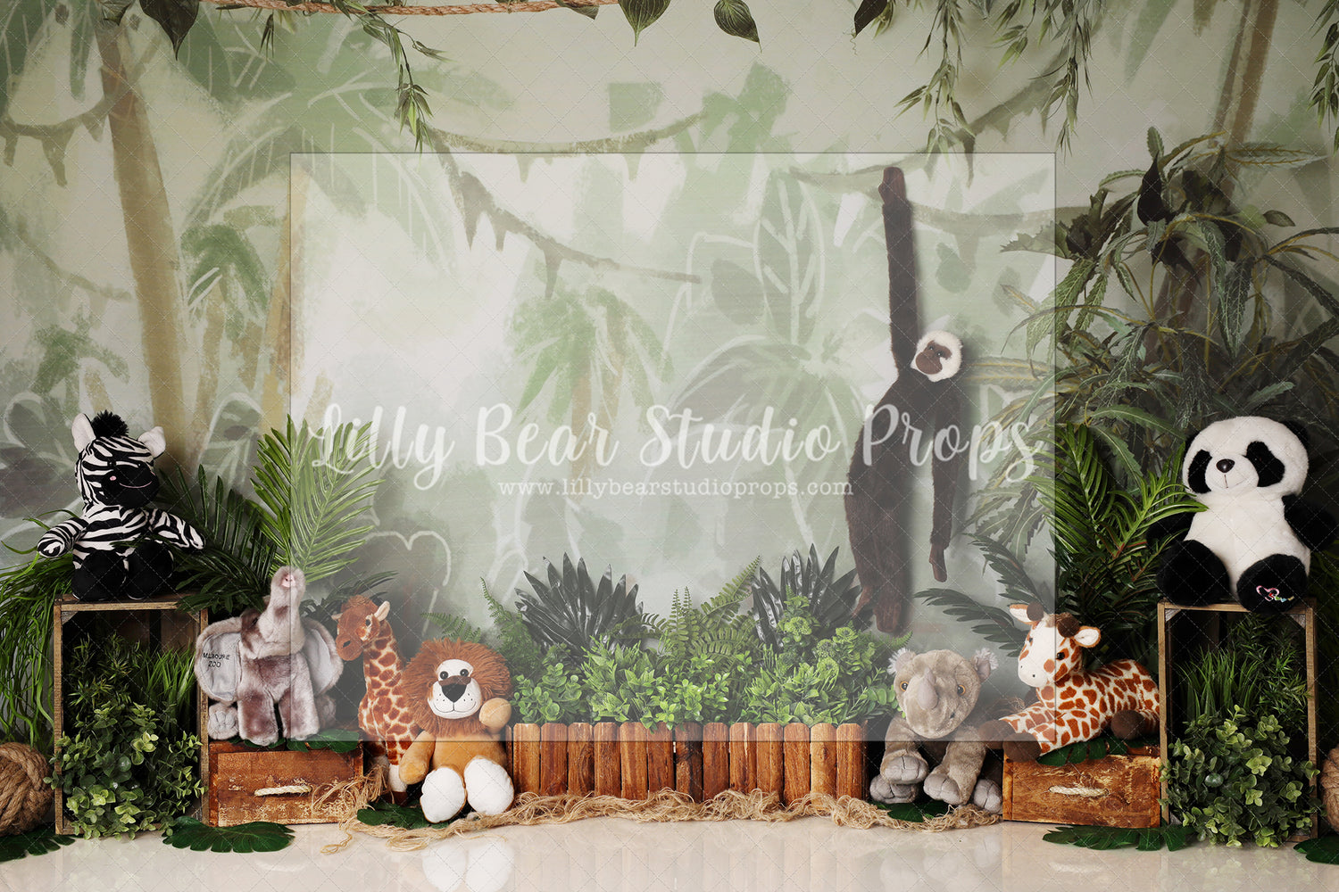 It's a Jungle Mungle - Lilly Bear Studio Props, baby jungle, daisy, daisy floral, daisy flowers, daisy garden, daisy garland, elephant jungle, floral garden, flower vines, garden, garden tea party, into the jungle, jungle, jungle animals, jungle book, jungle leaves, jungle one, jungle party, jungle safari party, jungle vines, rainforest jungle, spring garden, vines, welcome to the jungle, wild jungle