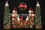 I'll Be Gnome For Christmas - Lilly Bear Studio Props, arctic pines, christmas, christmas gnomes, christmas village, evergreen trees, evergreens, gnome, gnome christmas, gnome for christmas, gnome place like home, gnomes, holiday, holiday christmas, merry sign, neon, neon merry, pine trees, silver winter, snow, snowflakes, snowy forest, snowy pine, snowy pine trees, snowy trees, village, white christmas, white holiday, white winter, winter, winter christmas, winter diamond