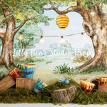 I'm So Rumbly In My Tumbly - Lilly Bear Studio Props, acre woods, Christopher Robin, disney, disney movie, disney world, fabric, fairytale, forest, forest painting, honey, honey bees, honey bucket, honey comb, honey comb nest, honey jar, honey pot, hundred acre wood, mr.sanders, piglet, poly, pooh, rabbit, roo, tigger, tree, tree house, vinyl, water colour forest, watercolor forest, winnie, winnie the pooh