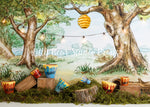 I'm So Rumbly In My Tumbly - Lilly Bear Studio Props, acre woods, Christopher Robin, disney, disney movie, disney world, fabric, fairytale, forest, forest painting, honey, honey bees, honey bucket, honey comb, honey comb nest, honey jar, honey pot, hundred acre wood, mr.sanders, piglet, poly, pooh, rabbit, roo, tigger, tree, tree house, vinyl, water colour forest, watercolor forest, winnie, winnie the pooh