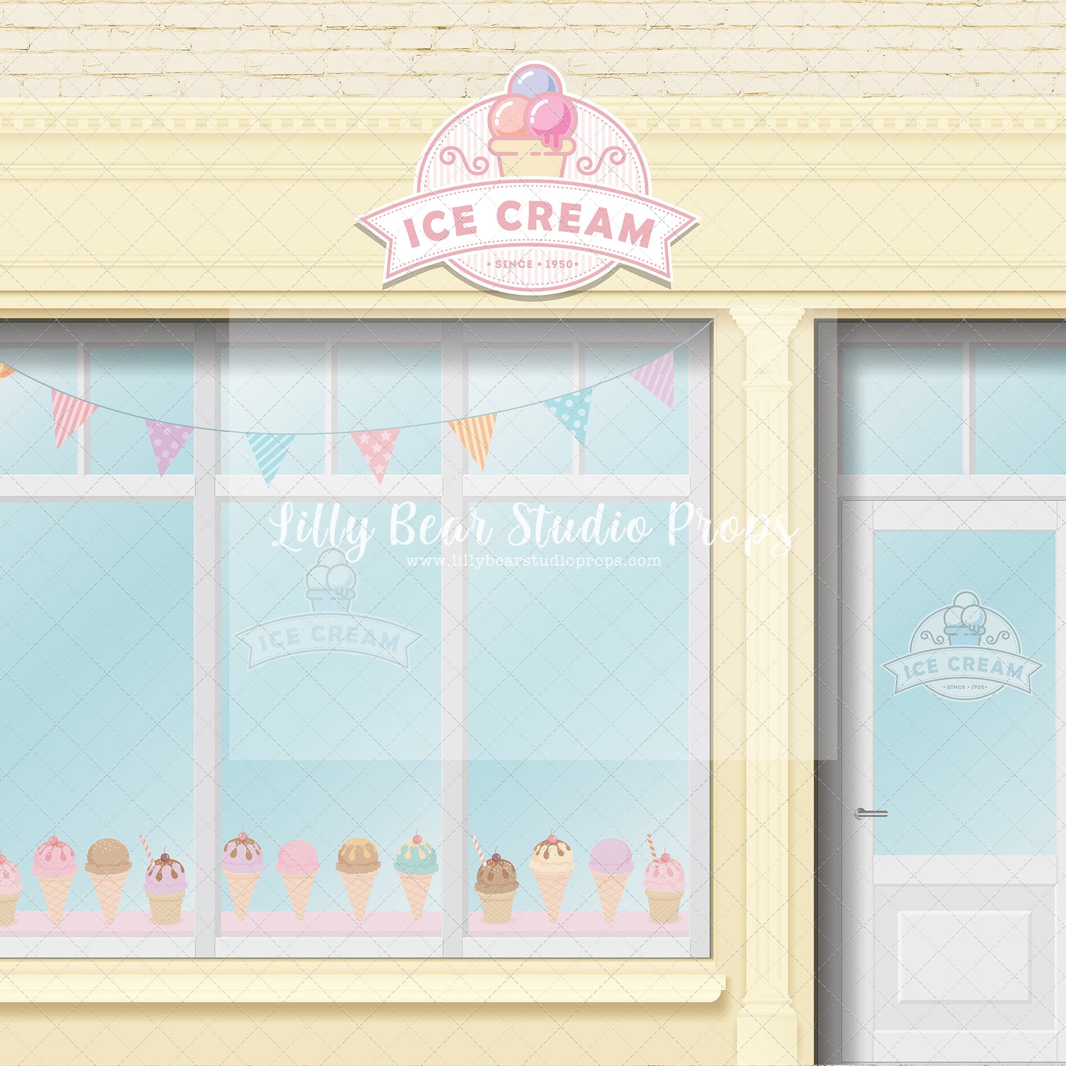 Ice Cream Gelateria Yellow