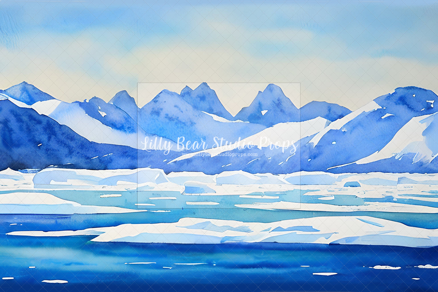 Icebergs in Dawn
