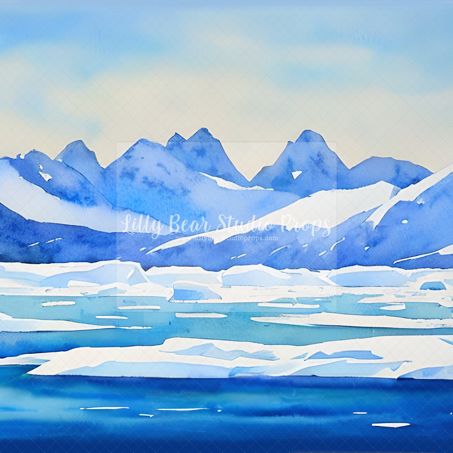 Icebergs in Dawn