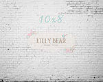 Industry White Brick Wall by Lilly Bear Studio Props sold by Lilly Bear Studio Props, brick - distressed - FLOORS - wal