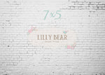 Industry White Brick Wall by Lilly Bear Studio Props sold by Lilly Bear Studio Props, brick - distressed - FLOORS - wal