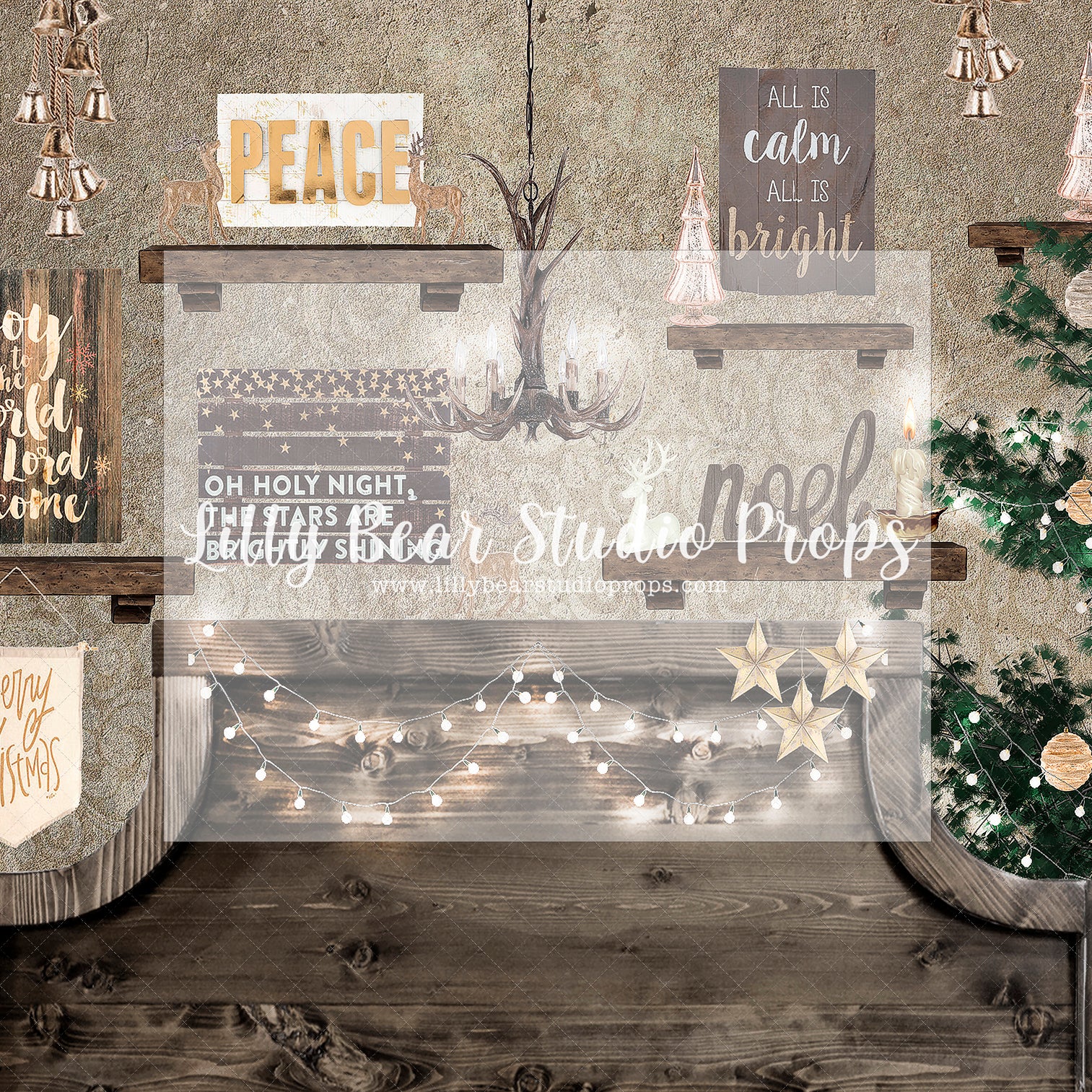 In My Holiday Dreams - Lilly Bear Studio Props, christmas, Cozy, Decorated, Festive, Giving, Holiday, Holy, Hopeful, Joyful, Merry, Peaceful, Peacful, Red & Green, Seasonal, Winter, Xmas, Yuletide