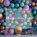 Inside The Ocean - Lilly Bear Studio Props, balloon, balloon garland, balloon wall, blue, blue balloon garland, blue balloons, cake smash, Fabric, FABRICS, fish net, net, ocean, ocean blue, starfish, under the sea, under water, underwater, underwater bubbles, white balloons, Wrinkle Free Fabric
