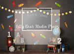 In The Classroom by Sweet Little Blessings - Lilly Bear Studio Props, abcs, back to school, chalk, chalk board, class, classroom, crayon, FABRICS, globe, numbers, school bus, school chair, school house, school lockers, school photos, schools back
