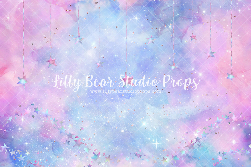 Iridescent Stars - Lilly Bear Studio Props, fairy tale, fairytale, glitter, glitter unicorn, magic unicorn, pink texture, purple, raining unicorns, unicorn, unicorn party