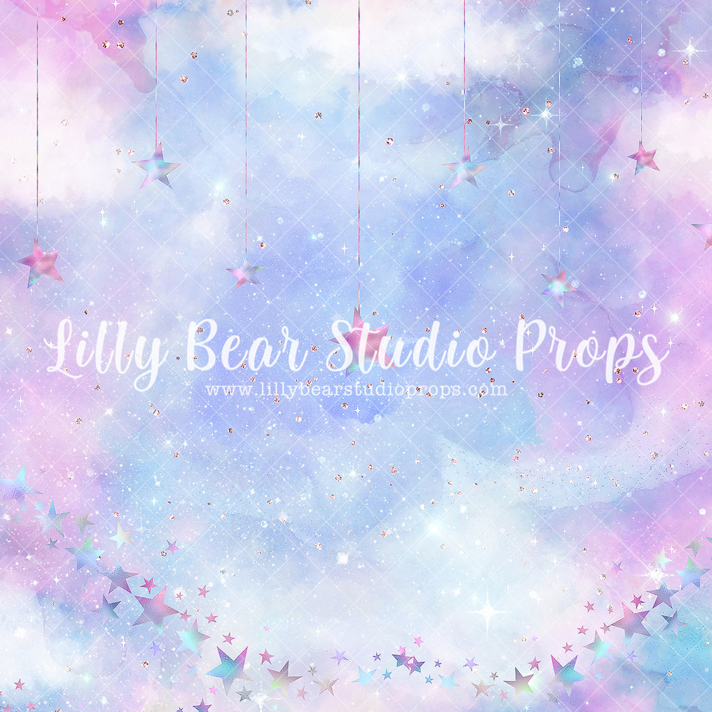 Iridescent Stars and Clouds - Lilly Bear Studio Props, fairy tale, fairytale, glitter, glitter unicorn, magic unicorn, pink texture, purple, raining unicorns, unicorn, unicorn party